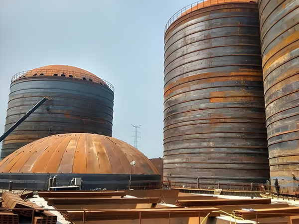 南圣镇焦粉钢板仓